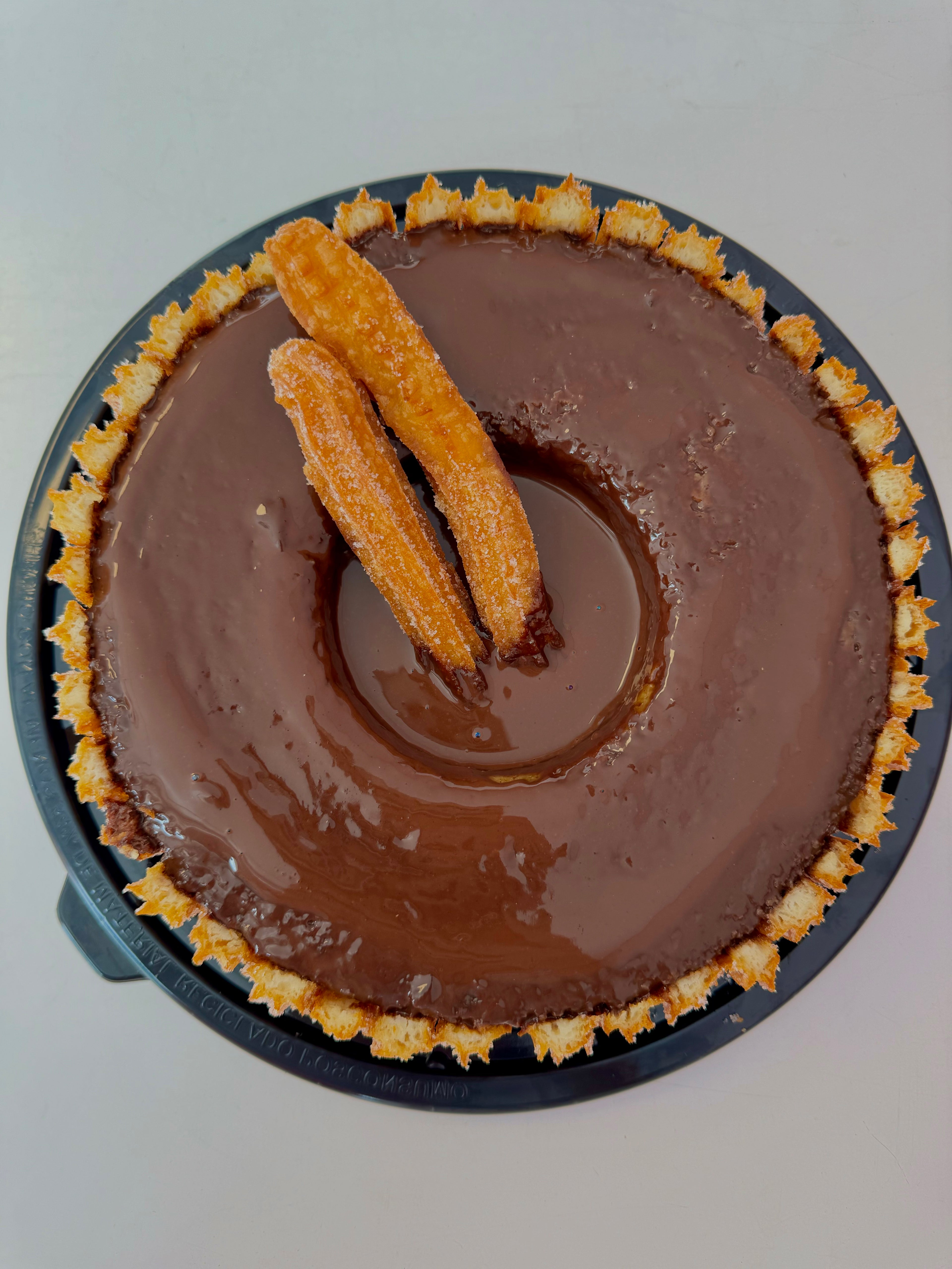 Pastel de Churros con Chocolate